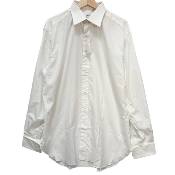 Brioni Classic Button Down Dress Shirt Size 42 US 16.5 - Picture 1 of 9